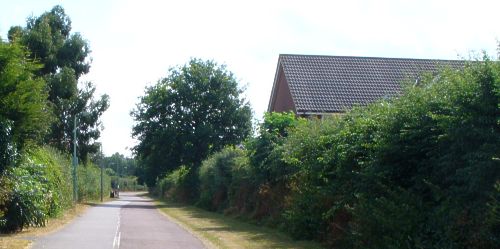 view alongthe cycle path